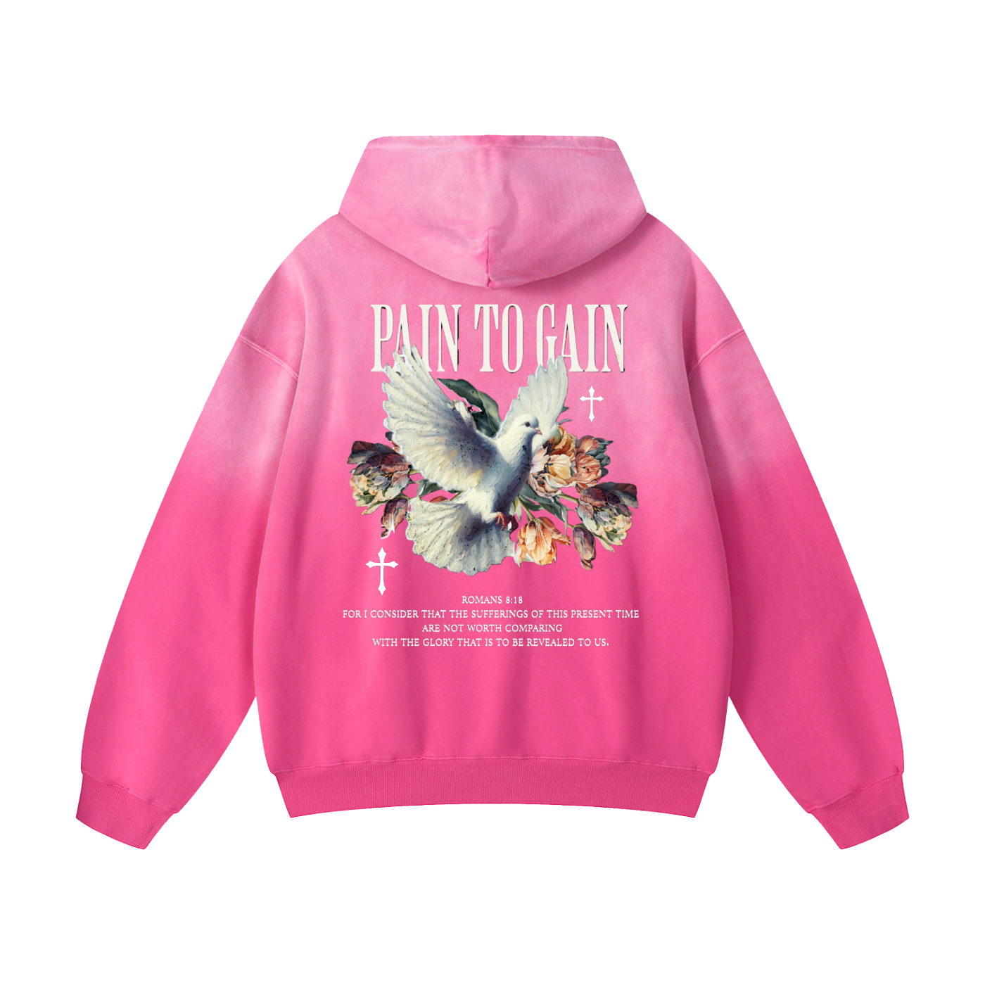 Heavyweight Sunfade Oversized Hoodie [PTG DOVE]