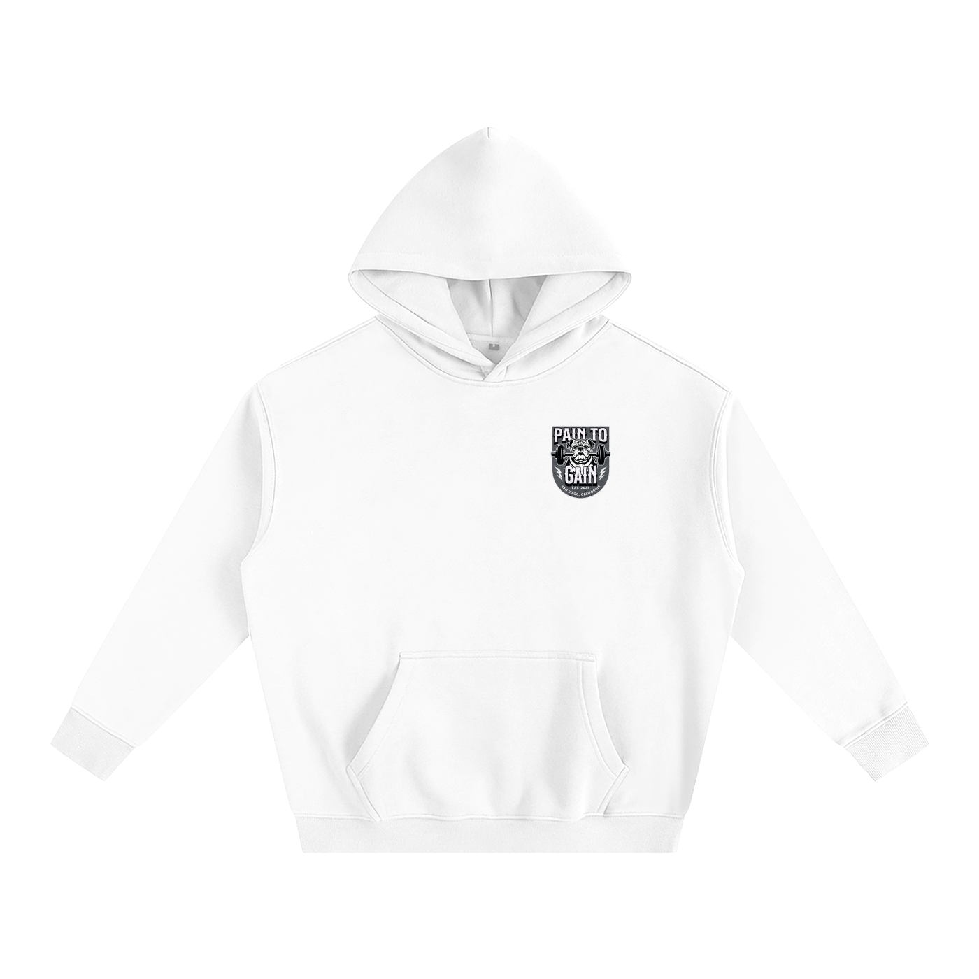 Oversize Fleeced Hoodie [PTG Bulldog]