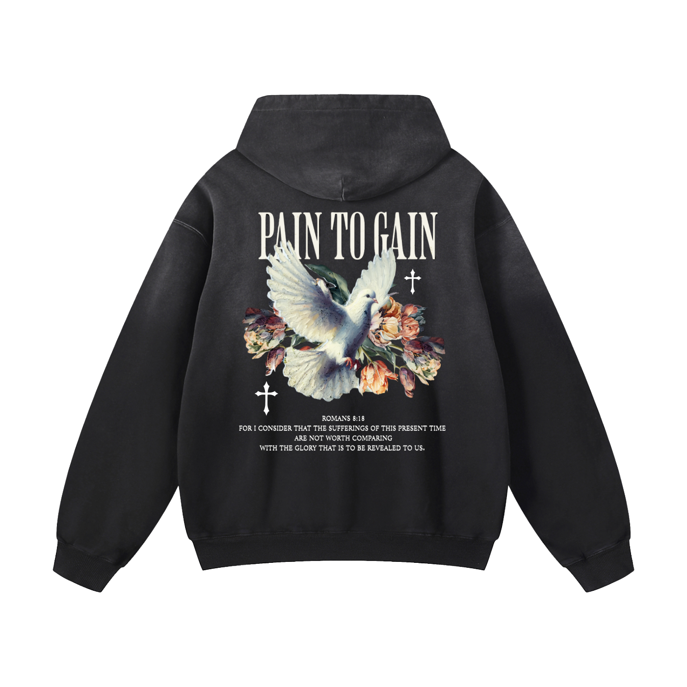 Heavyweight Sunfade Oversized Hoodie [PTG DOVE]