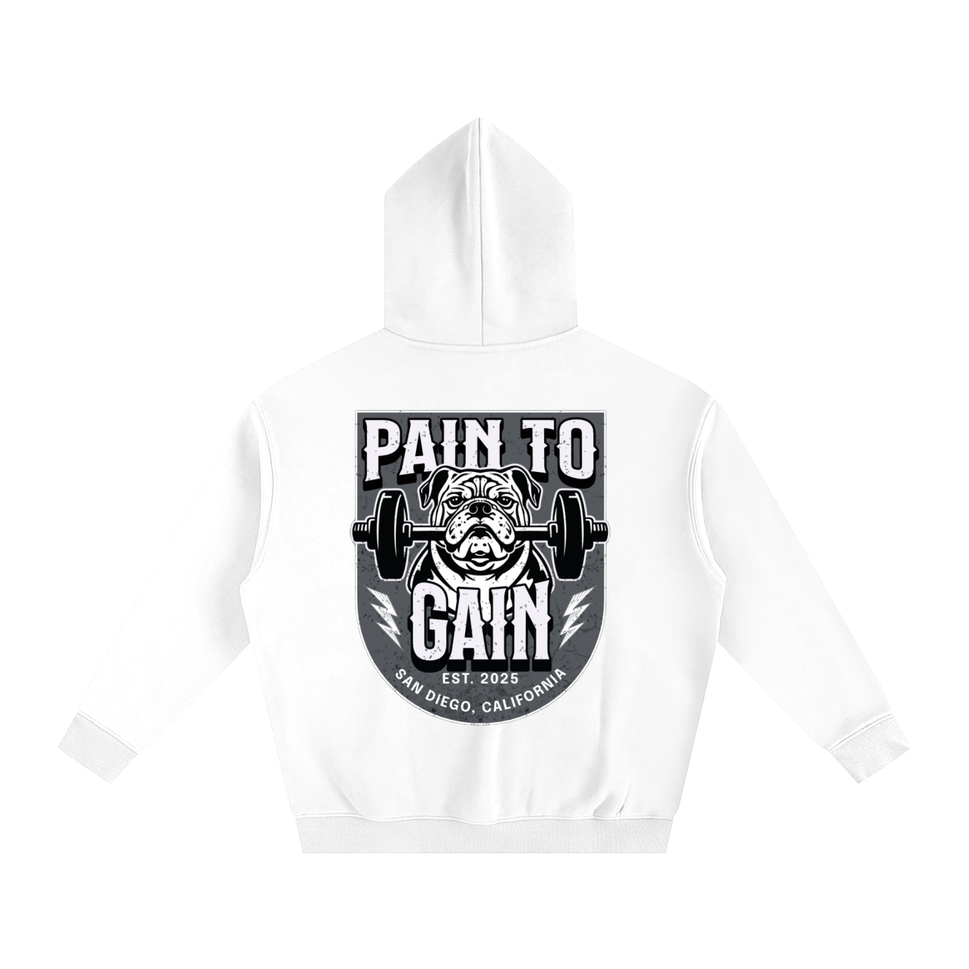 Oversize Fleeced Hoodie [PTG Bulldog]