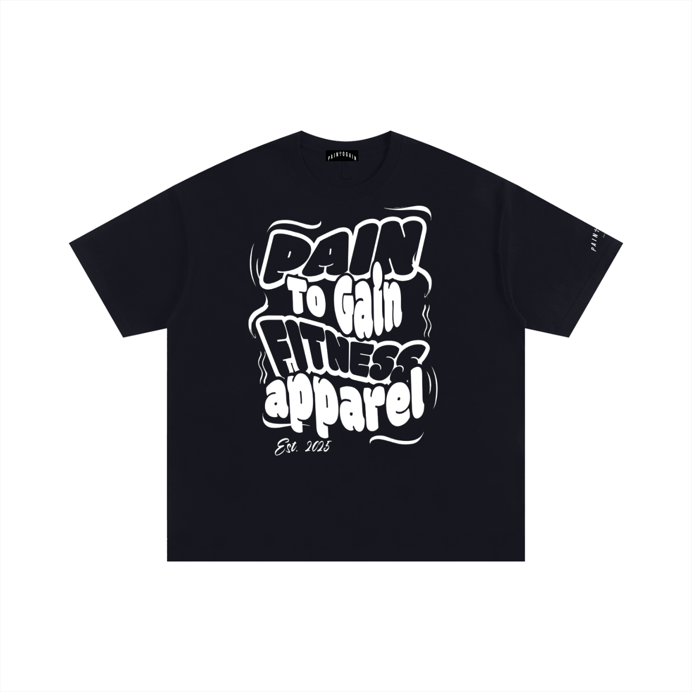 Oversized Cotton T-Shirt [PTG Bubble letters]