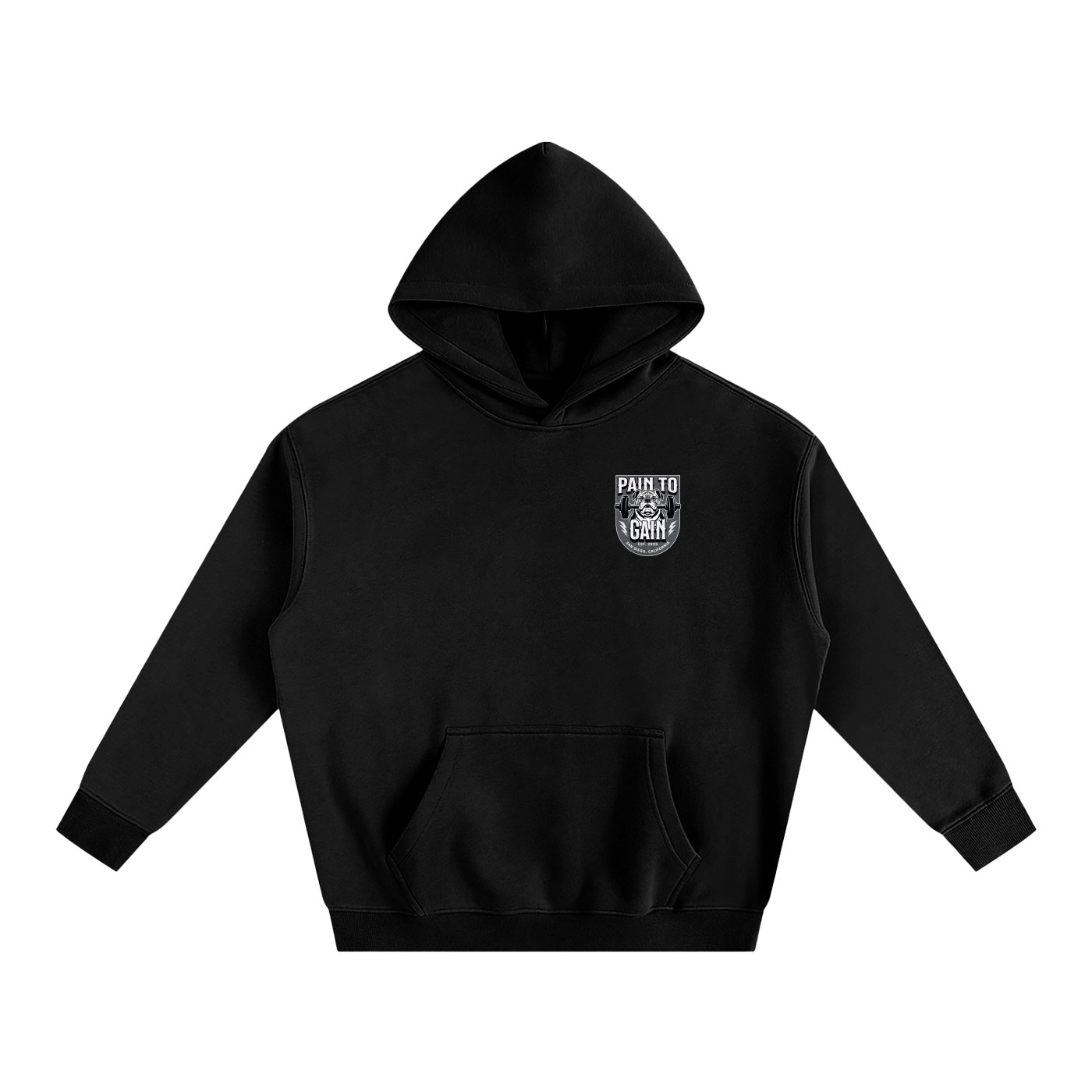 Oversize Fleeced Hoodie [PTG Bulldog]