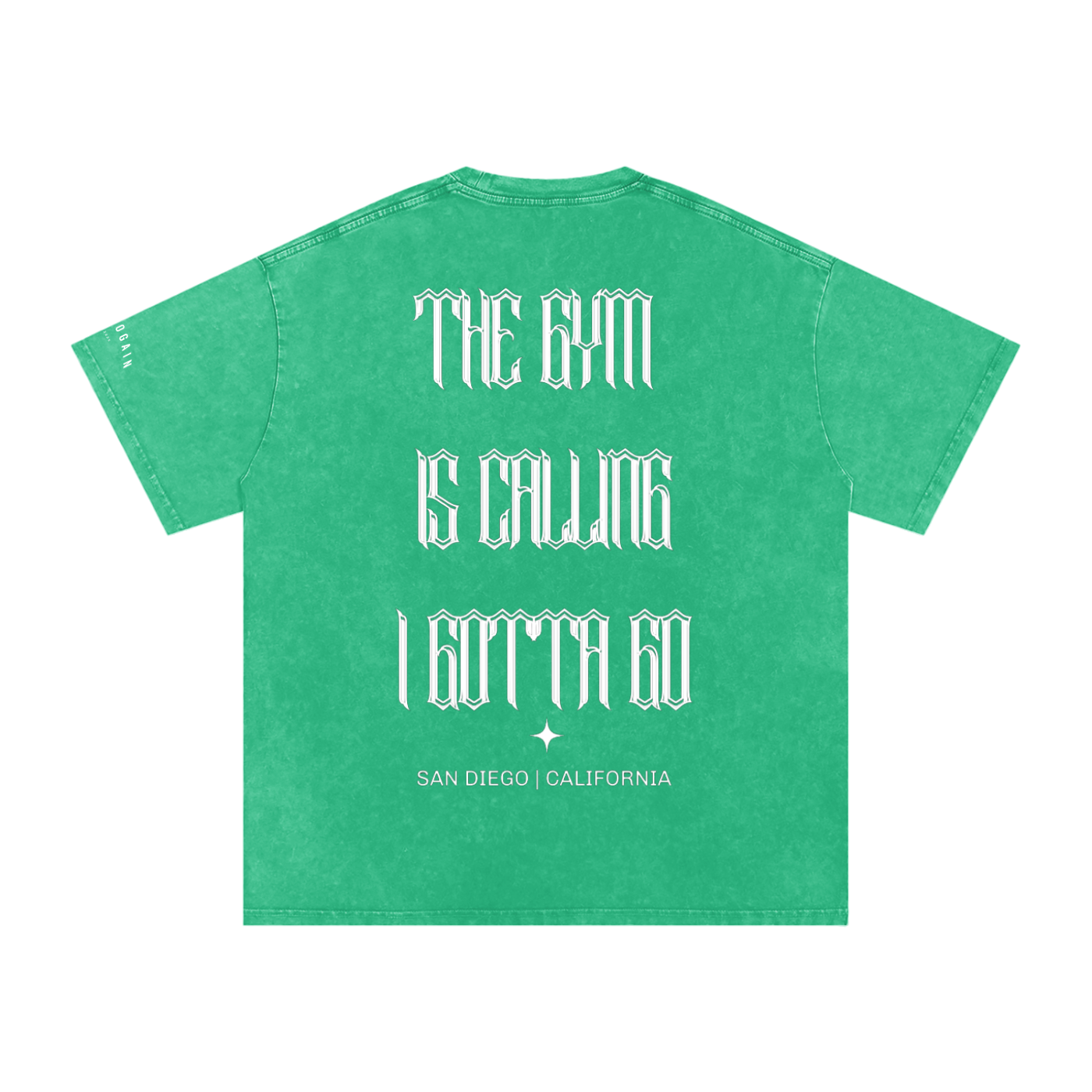 [The GYM Is Calling] Snow Washed Oversized Cotton T-Shirt