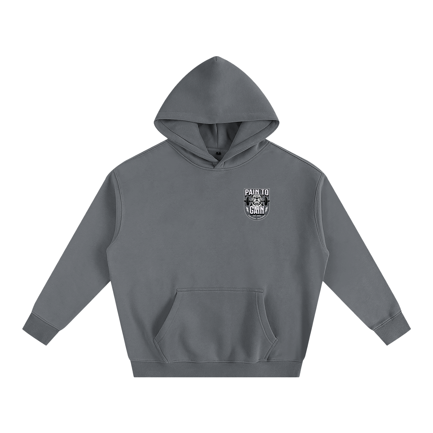 Oversize Fleeced Hoodie [PTG Bulldog]