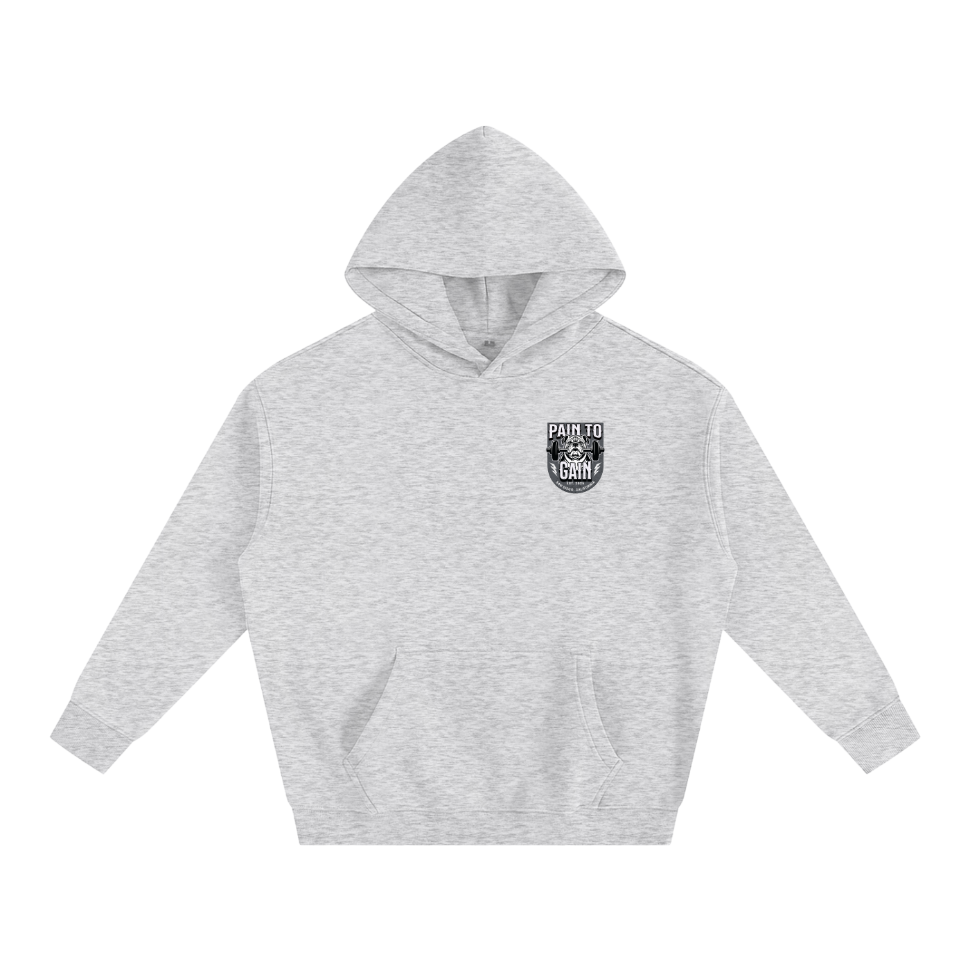 Oversize Fleeced Hoodie [PTG Bulldog]