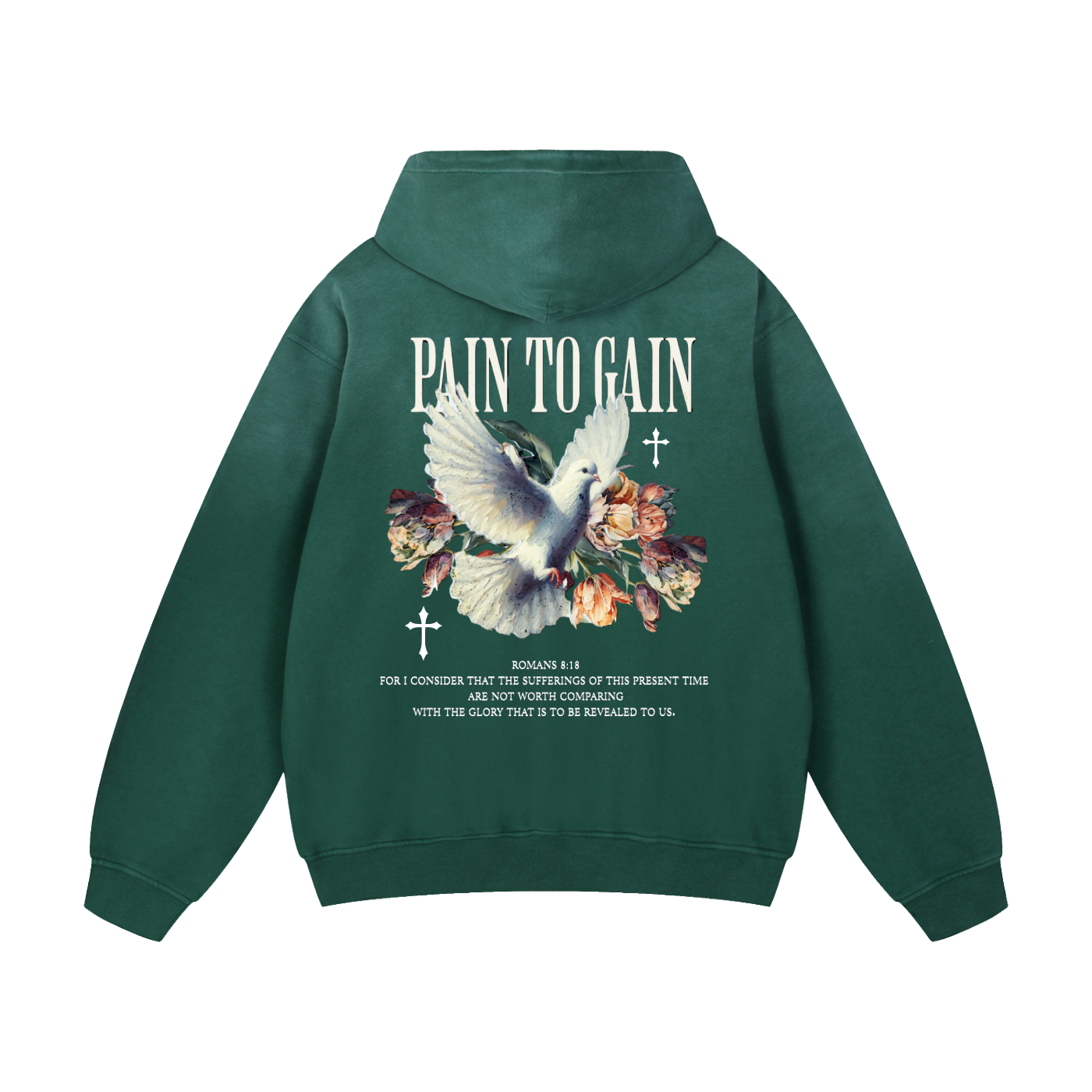 Heavyweight Sunfade Oversized Hoodie [PTG DOVE]
