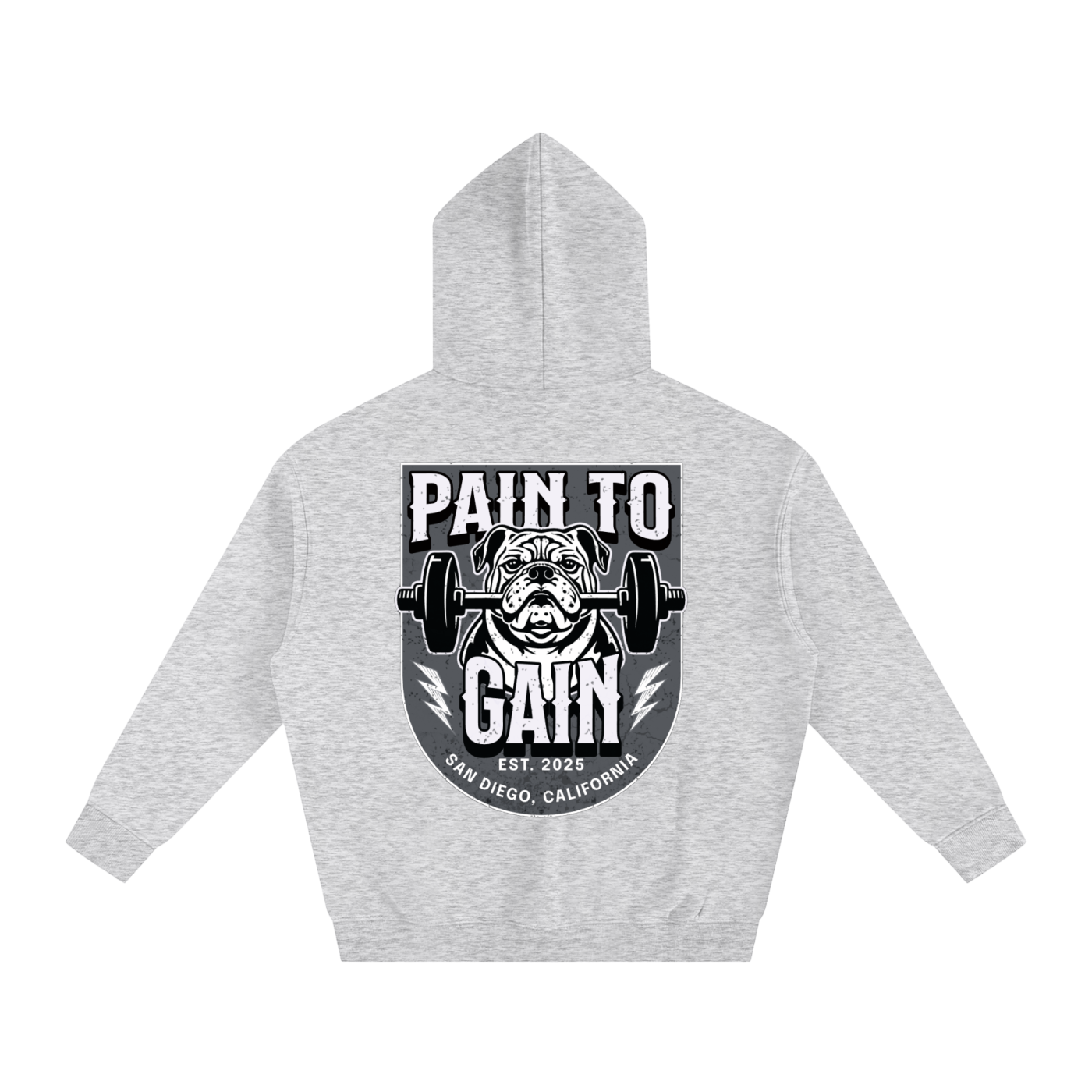 Oversize Fleeced Hoodie [PTG Bulldog]