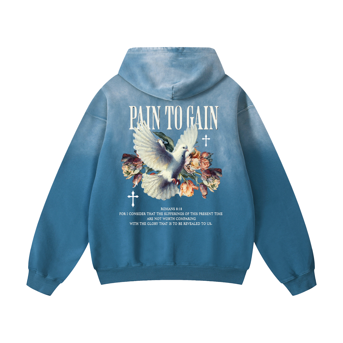 Heavyweight Sunfade Oversized Hoodie [PTG DOVE]