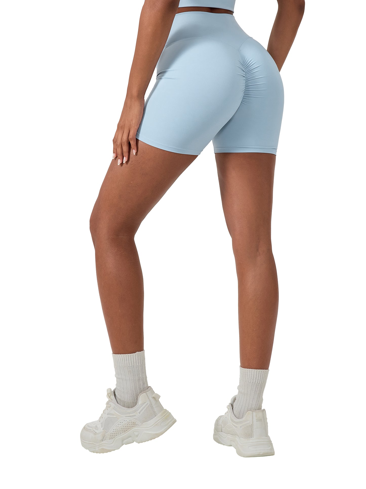 [PTG] High Waisted Blend Biker Shorts